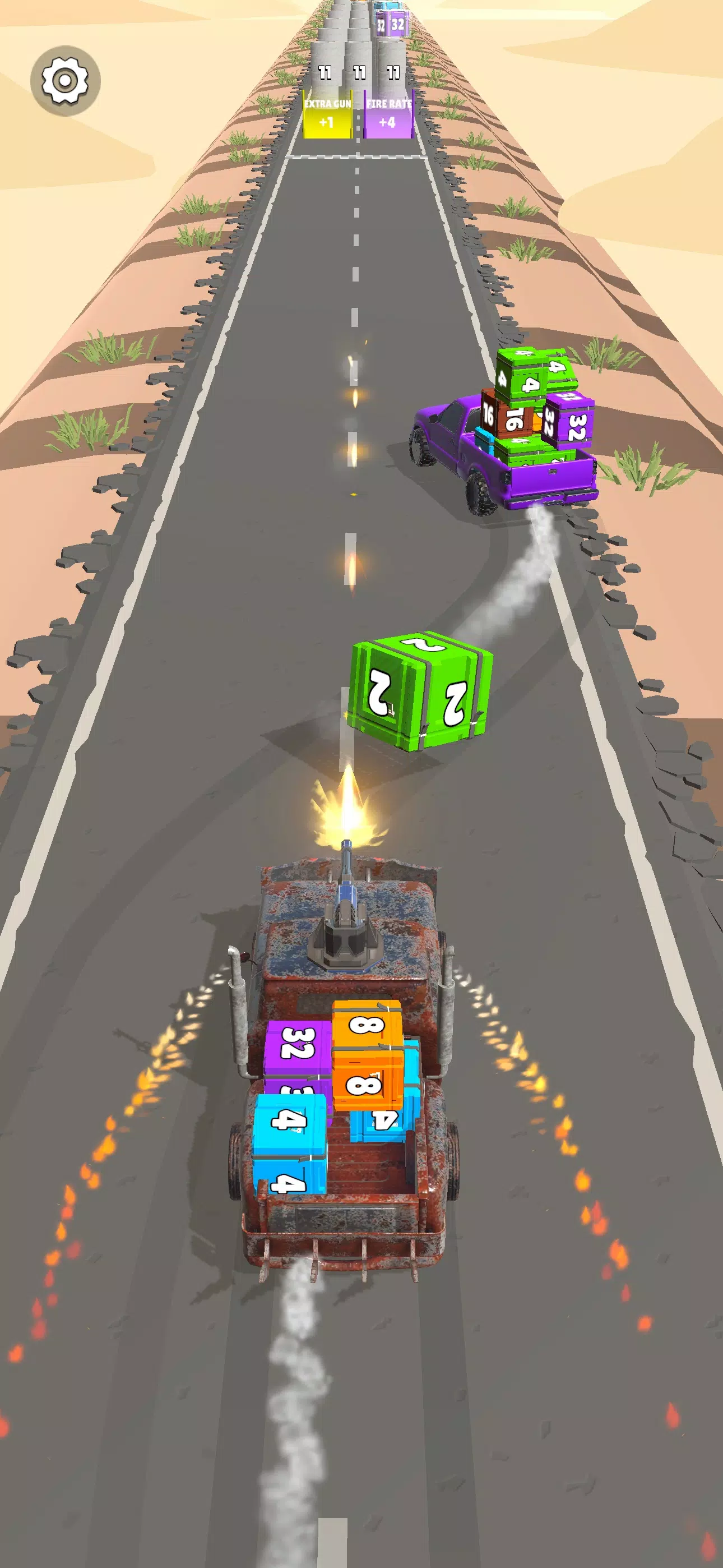 Schermata Car Rush 2048 3