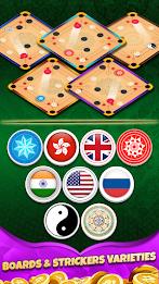 Carrom Board Offline Game Tangkapan skrin 1