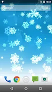 Snowflake Live Wallpaper Ảnh chụp màn hình 0