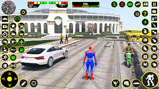 Spider Robot Hero Car Games スクリーンショット 1