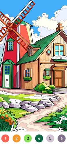 Dream Home Coloring book Tangkapan skrin 2