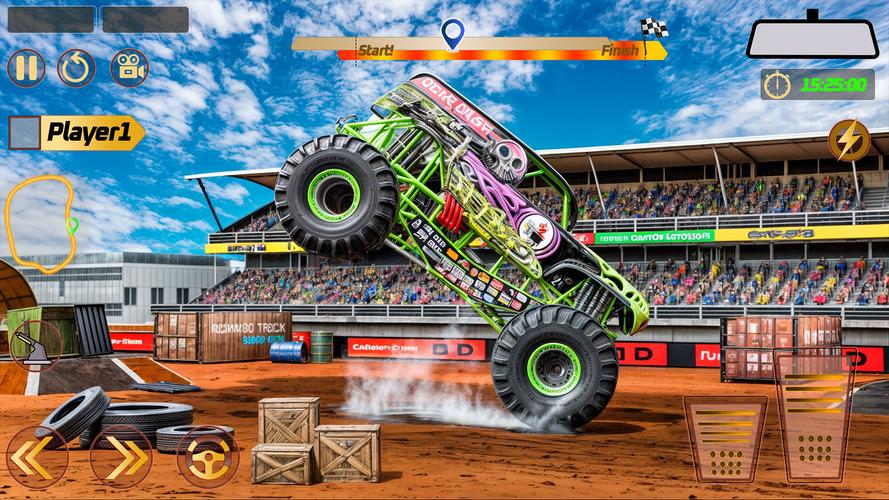 Monster Truck: Derby Games Tangkapan skrin 1