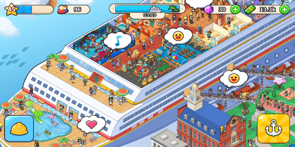 My Cruise: Idle ship Tycoon Ekran Görüntüsü 1