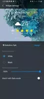 Samsung Weather ဖန်သားပြင်ဓာတ်ပုံ 2