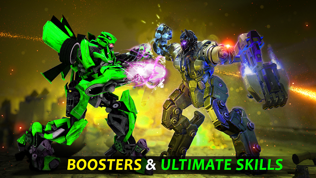 Futuristic Robot City Fighting 3D Game Zrzut ekranu 1