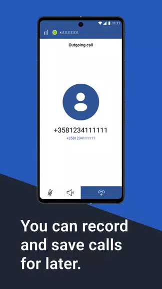 Schermata International calling app 2