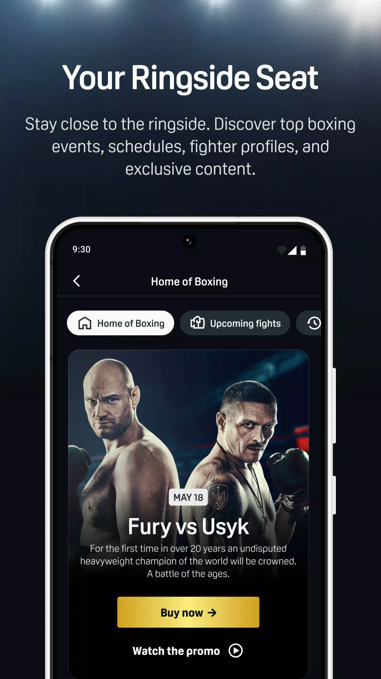 DAZN - Watch Live Sports Screenshot 1