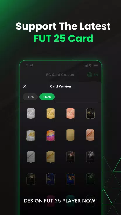 FUT 25 Card Creator Captura de pantalla 3