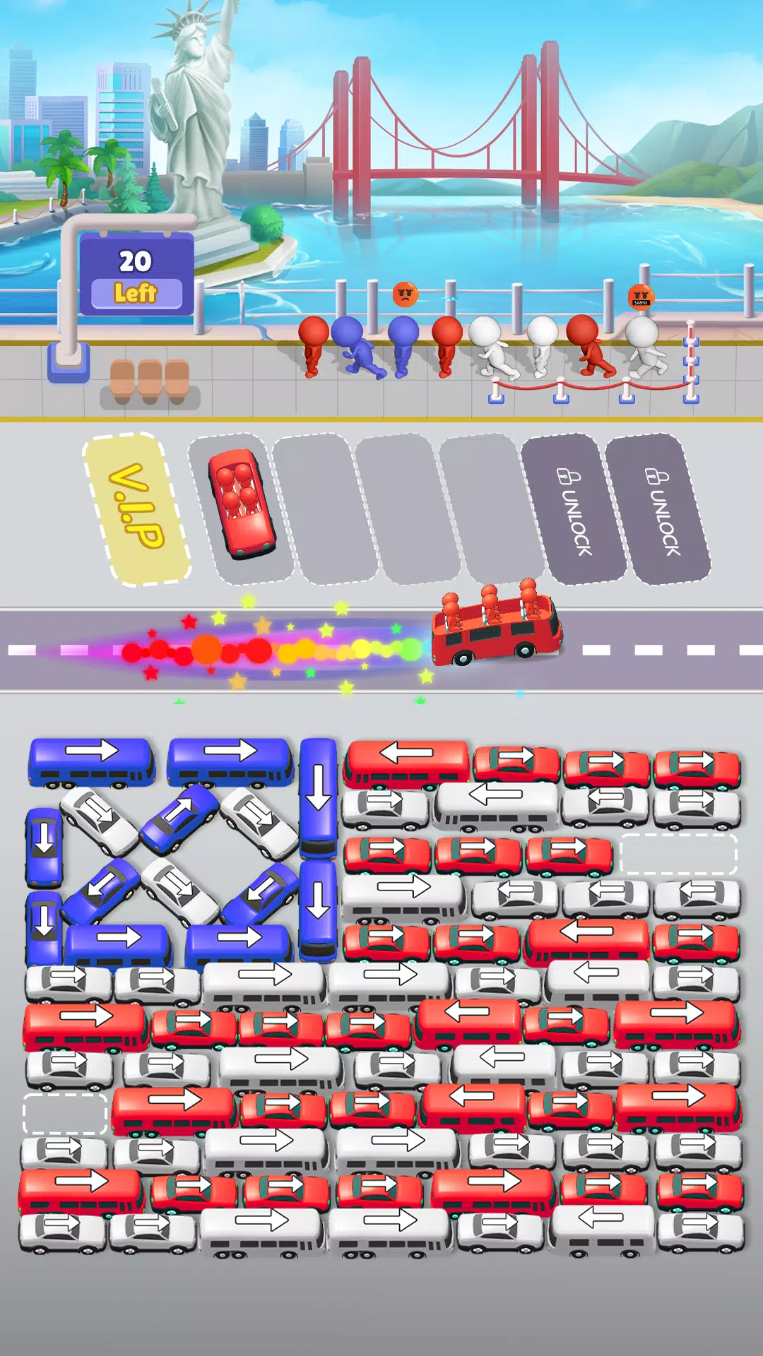 Bus Sort Jam: Parking Puzzle应用截图第0张