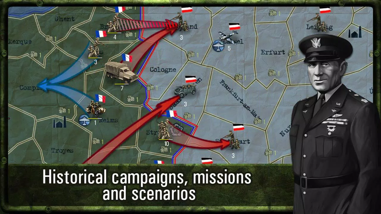 Strategy & Tactics: WW2 Schermafbeelding 1