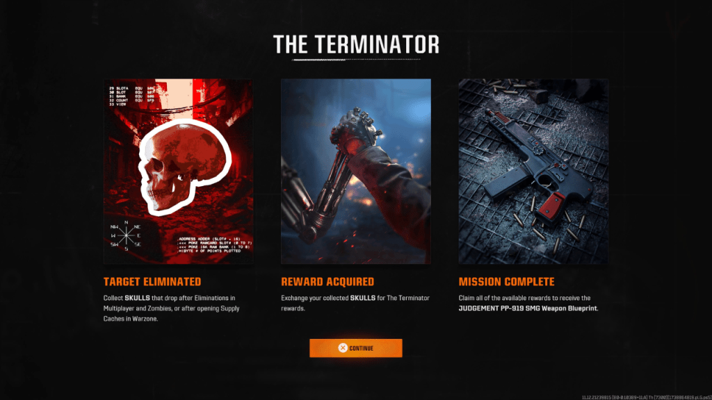 Evento de Terminator en Black Ops 6