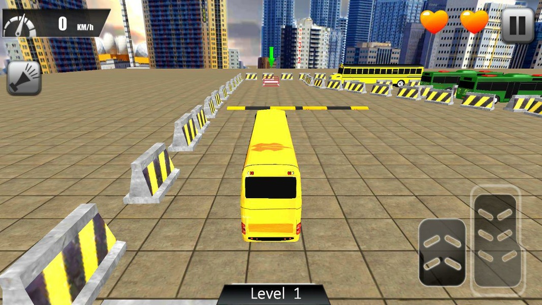 Modern Bus Drive Parking 3D Zrzut ekranu 0