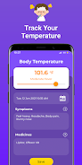 Schermata Body Temperature App 0