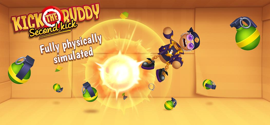 Kick The Buddy: Second Kick Mod Ảnh chụp màn hình 0