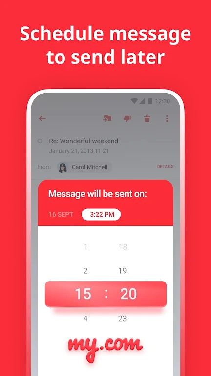 Schermata myMail 1