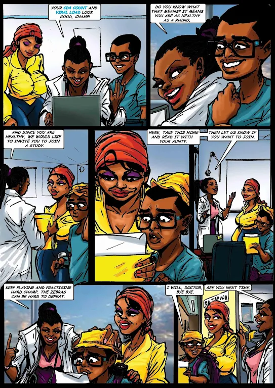 Botswana Baylor Comic Book Setswana Скриншот 2