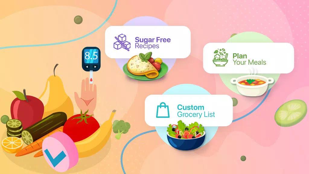 Diabetic Recipes App & Planner স্ক্রিনশট 1
