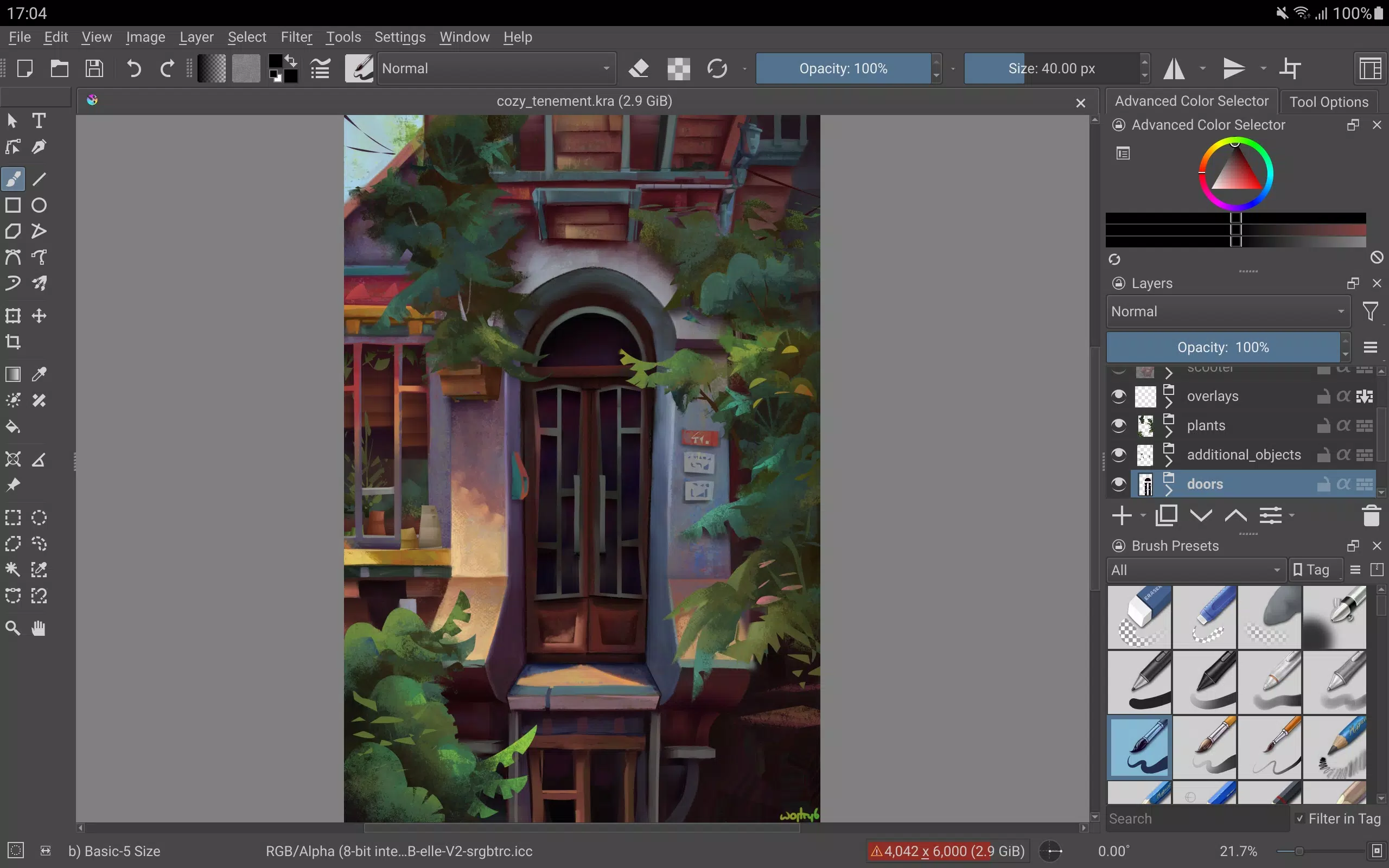 Krita ภาพหน้าจอ 0