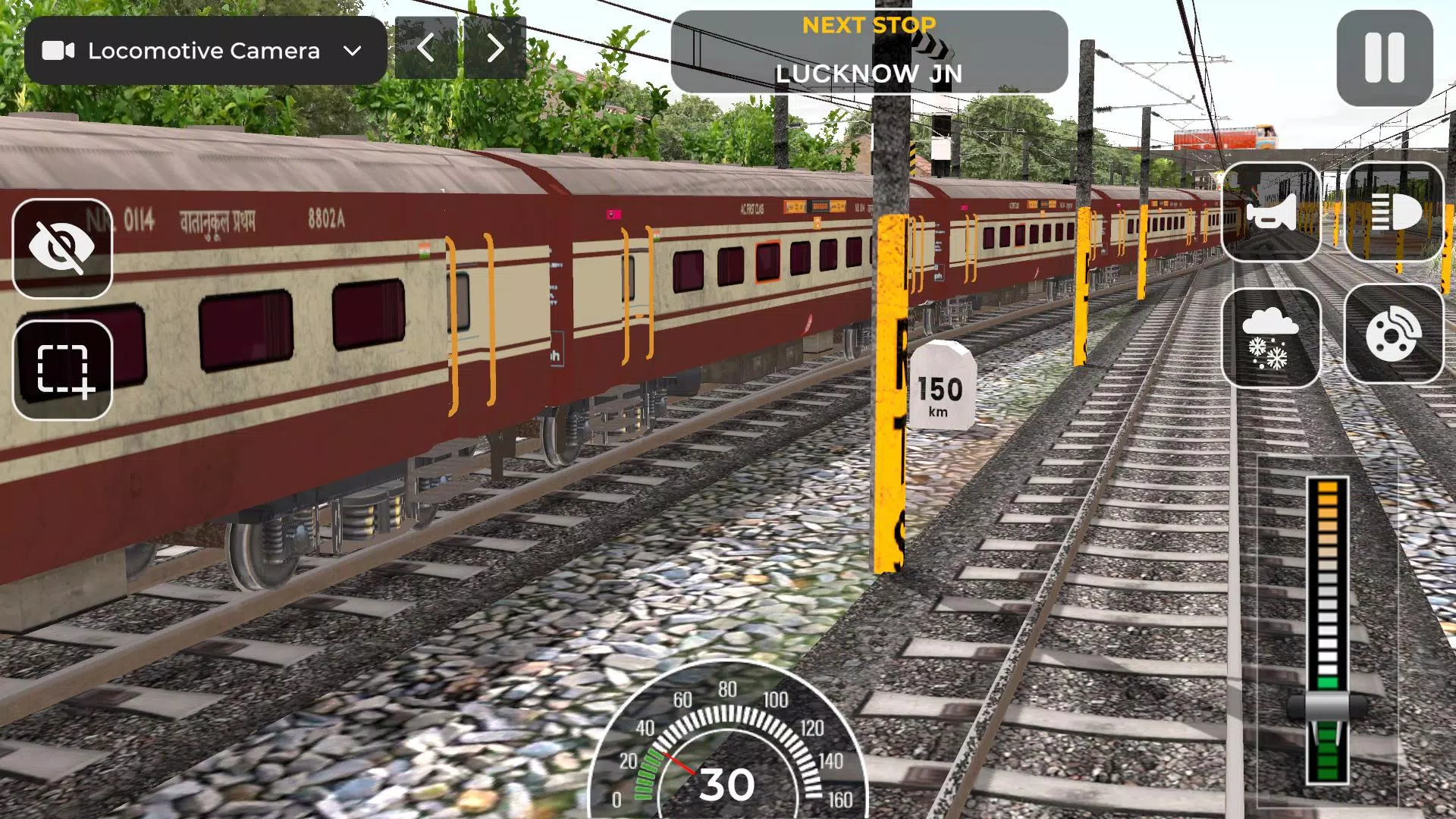 Indian Railway Train Simulator Ảnh chụp màn hình 2