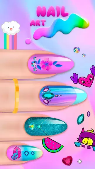 Girls Nail Salon Game:Nail Art Screenshot 2