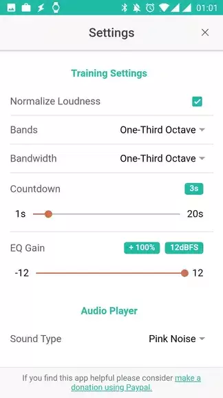 Audio Training EQ and Feedback ภาพหน้าจอ 1