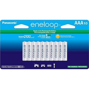 10 paket Panasonic Eneloop AAA şarj edilebilir piller