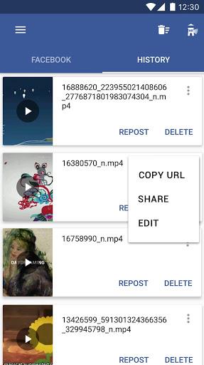 Video Downloader for Facebook Video Downloader Tangkapan skrin 0