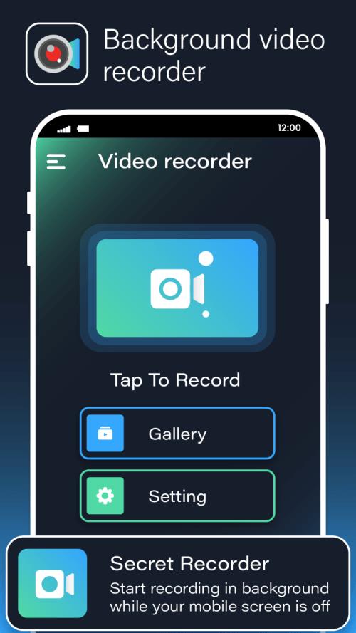 Background Video Recorder Cam Скриншот 0