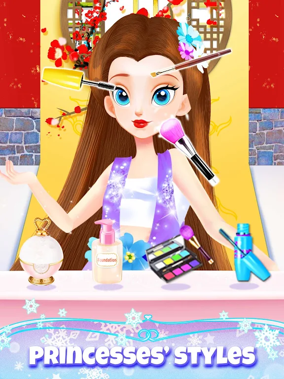 Princess Games: Makeup Games Tangkapan skrin 3