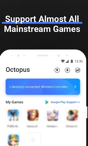 Octopus - Gamepad, Keymapper Captura de pantalla 0