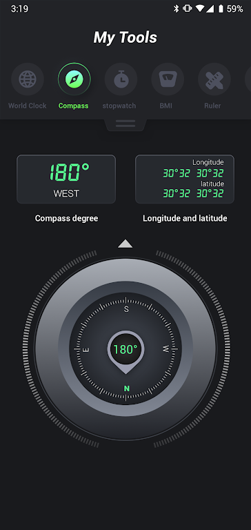 My Tool - Compass, Timer & VPN ဖန်သားပြင်ဓာတ်ပုံ 2