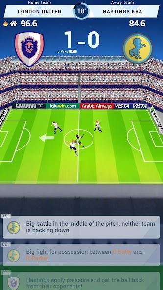 Idle Eleven - Soccer tycoon Mod Tangkapan skrin 1