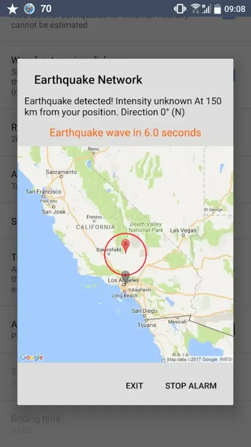 Earthquake Network PRO Captura de tela 0