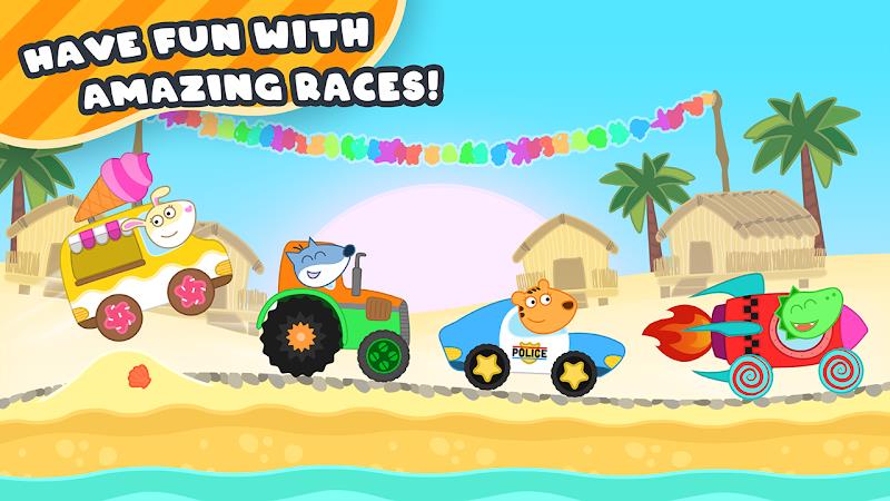 Racing Cars for kids স্ক্রিনশট 0