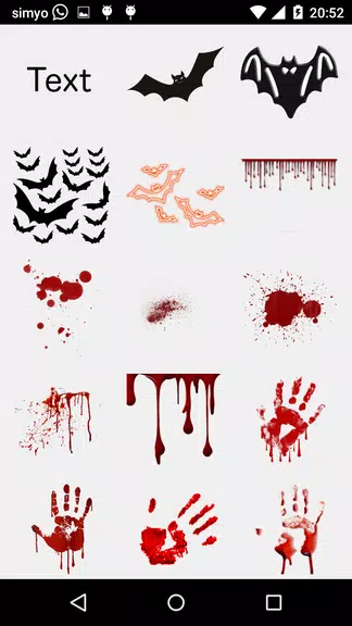 Halloween Photo stickers Schermafbeelding 1