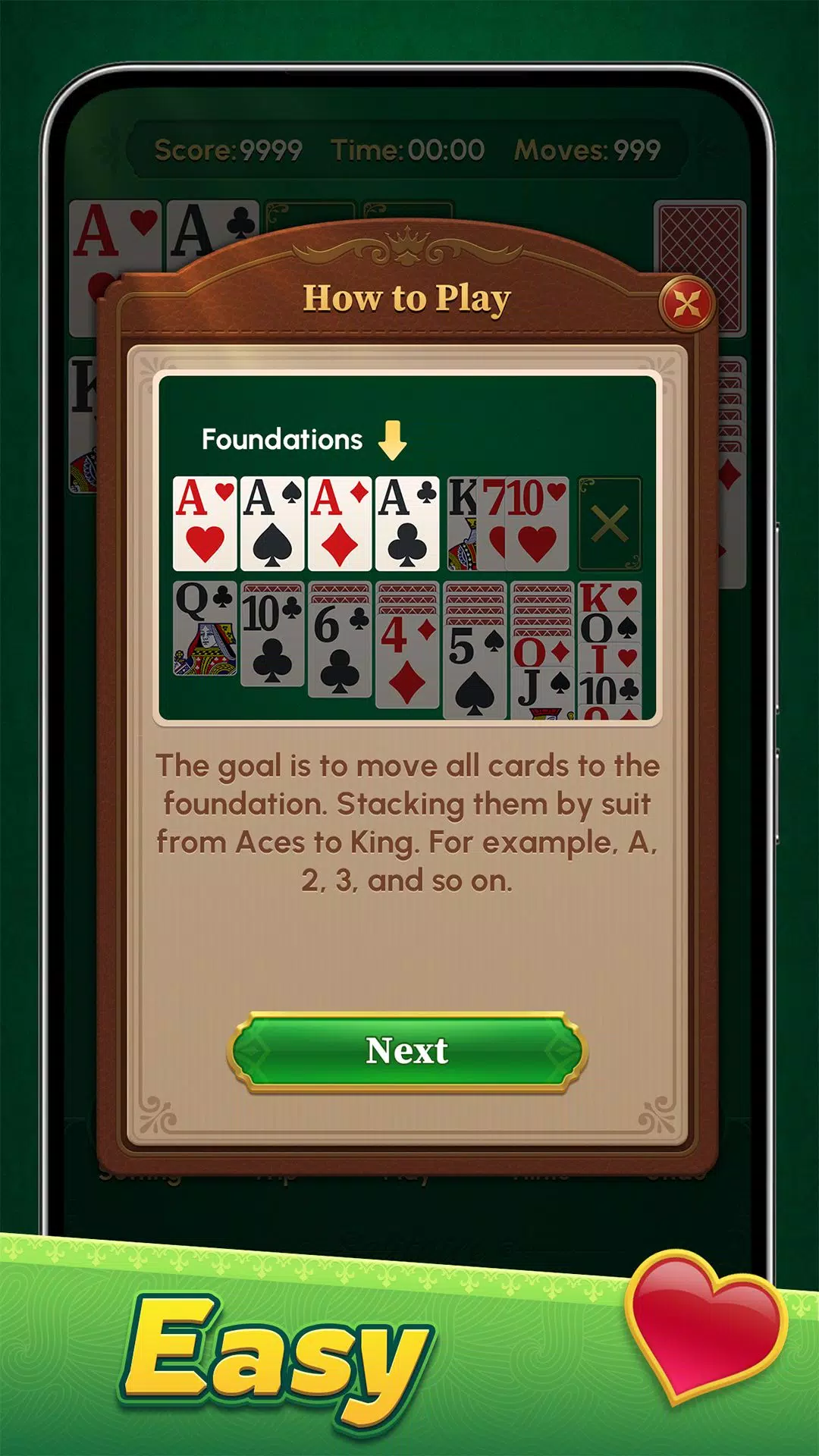 Classic Solitaire: Regal Card Captura de tela 1