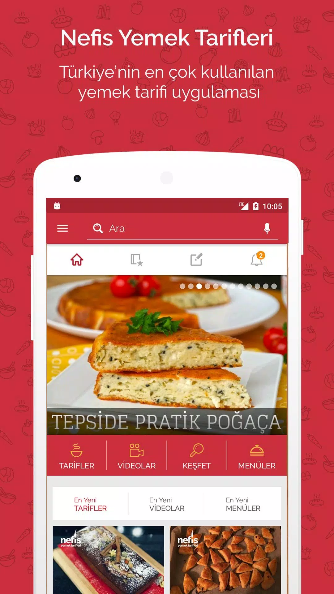 Nefis Yemek Tarifleri Captura de pantalla 0