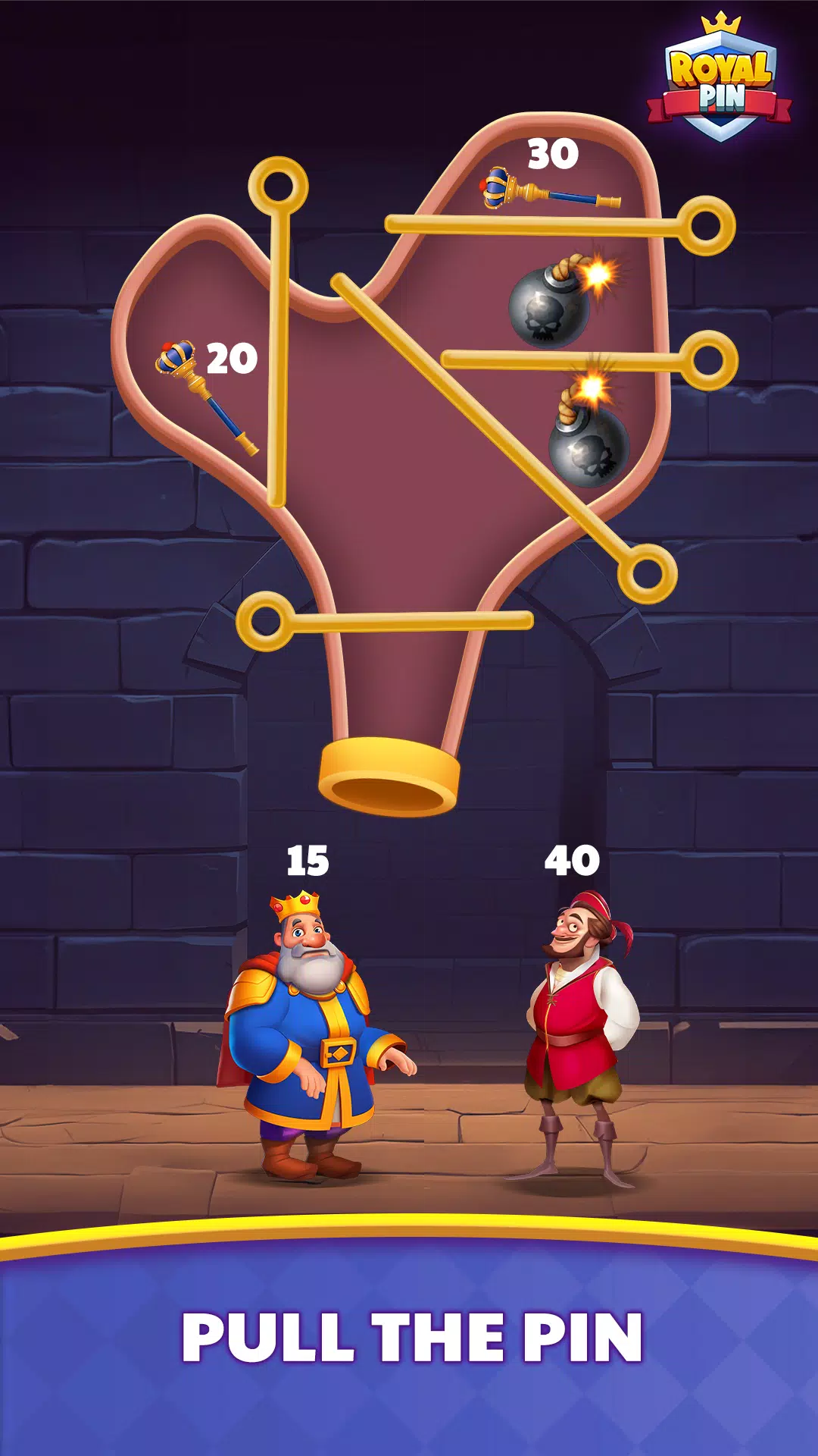 Royal Pin: King Adventure スクリーンショット 1