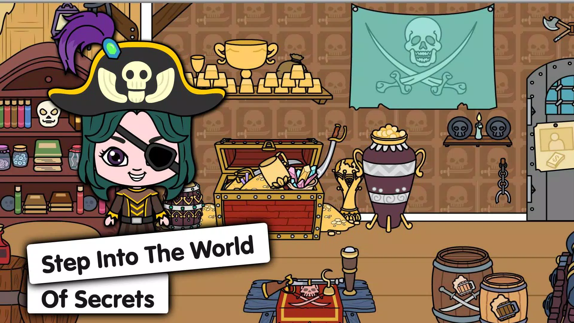 My Pirate Town: Treasure Games Zrzut ekranu 3