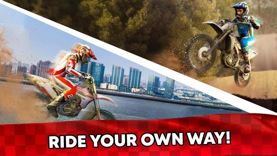 Schermata Wild Motor Bike Offroad Racing 3