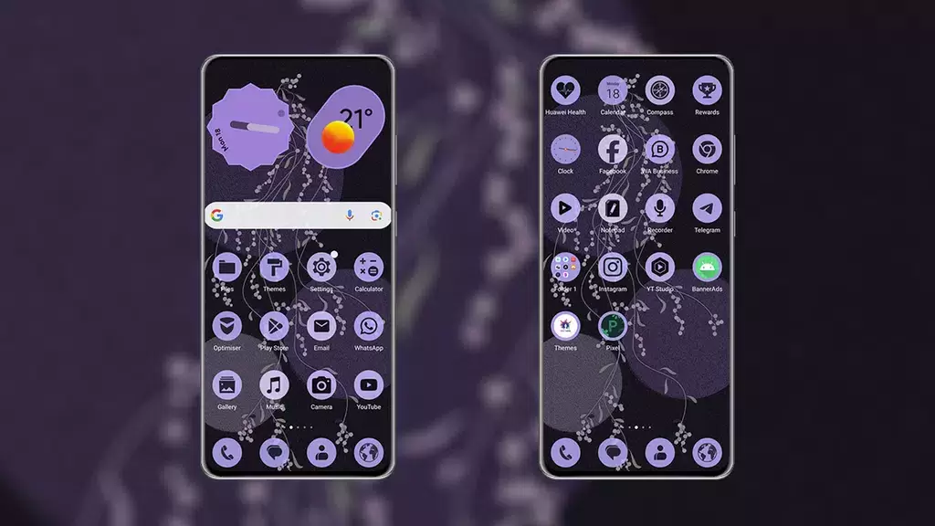 PixPurple EMUI MagicOS Theme Captura de tela 0