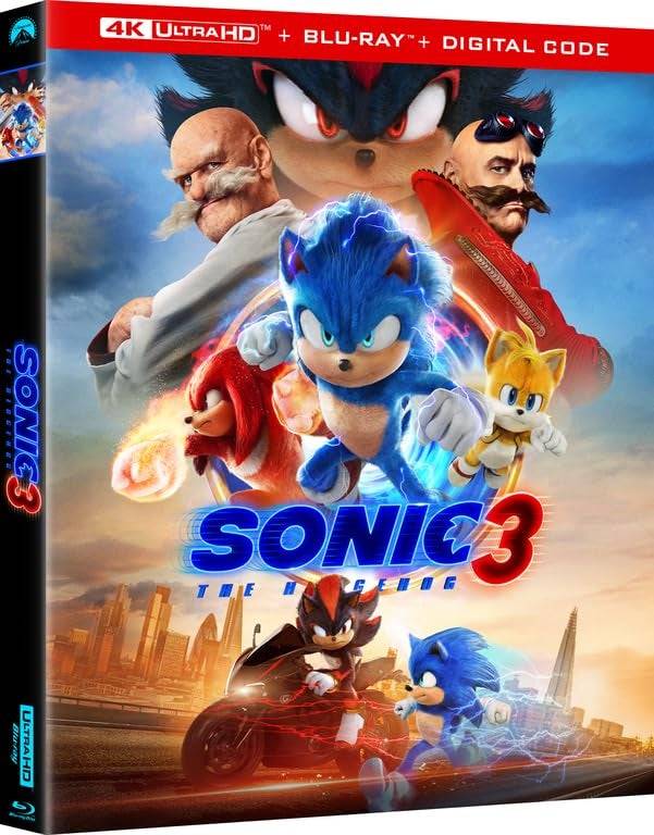 Sonic The Hedgehog 3 4K Steelbook