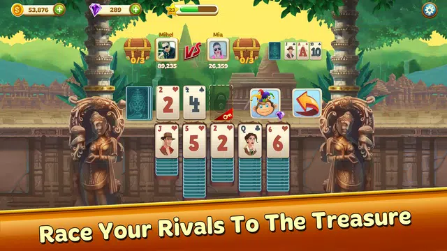 Solitaire Treasure Hunt Tangkapan skrin 3