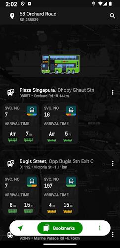 SG Bus Arrival Times Captura de pantalla 1