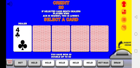 Video Poker with Double Up Captura de tela 0