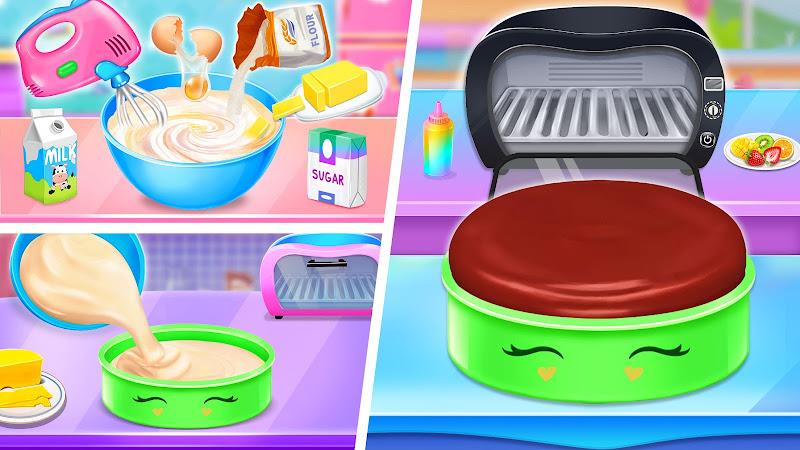 Ice cream Cake Maker Cake Game Captura de tela 1