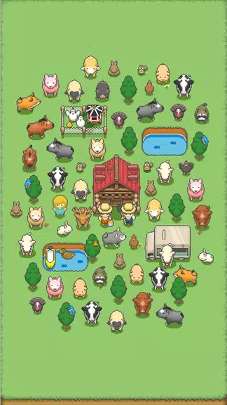 Tiny Pixel Farm - Simple Game Schermafbeelding 0