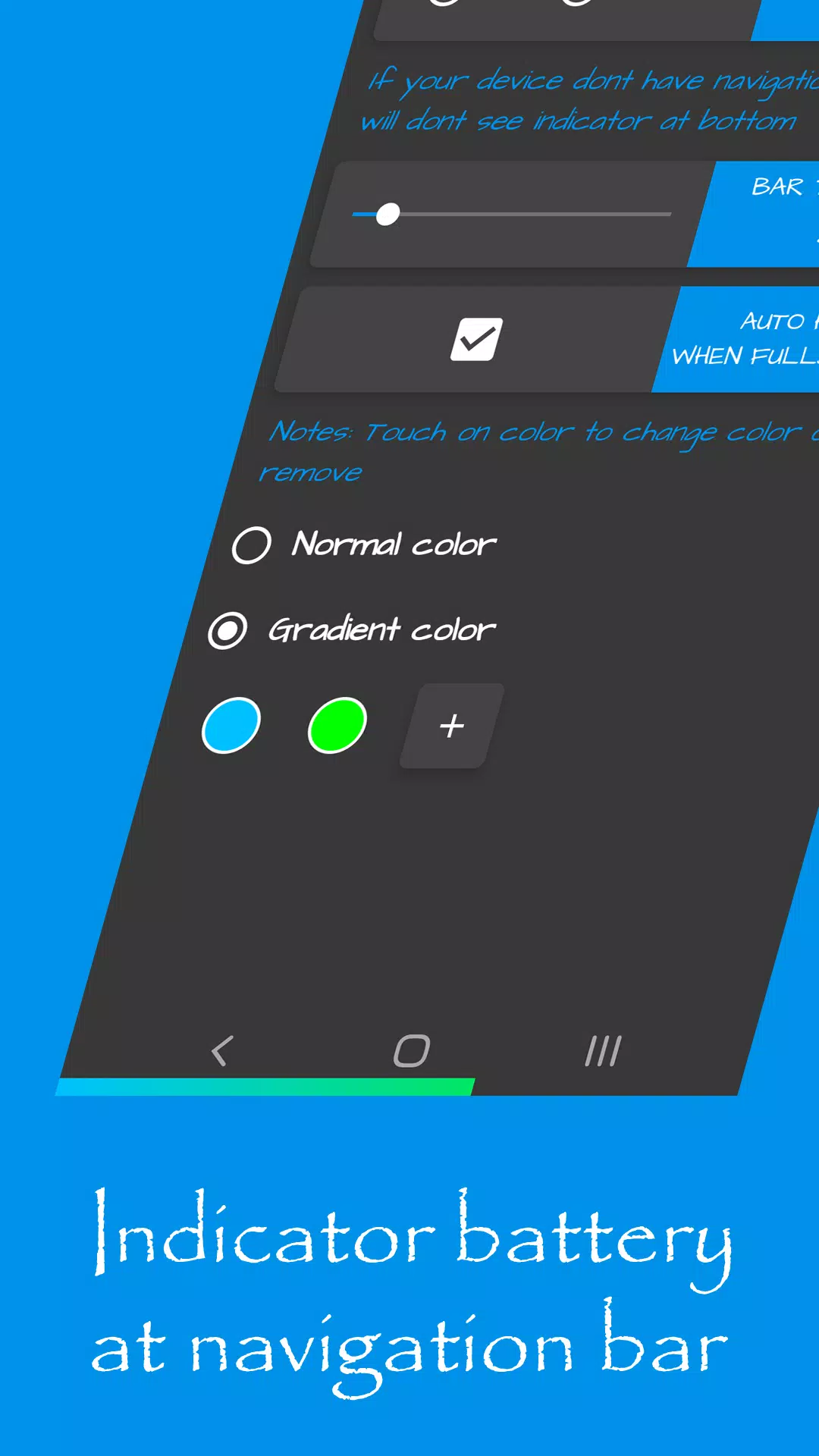 Battery Indicator Bar ဖန်သားပြင်ဓာတ်ပုံ 1