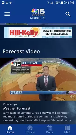 NBC 15 WPMI Weather Ekran Görüntüsü 1