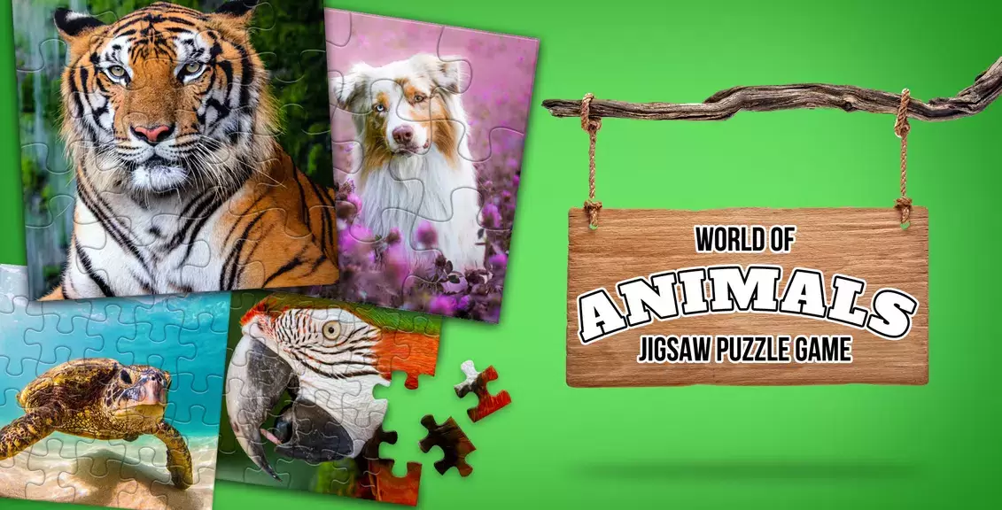 Animal puzzle games offline স্ক্রিনশট 0